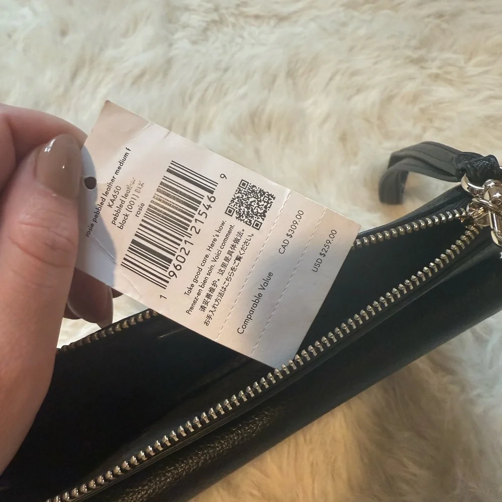 Kate Spade Black Leather Wristlet - Picture 5 of 6